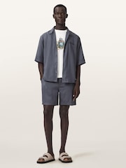 AllSaints White Saviour Short Sleeve Crew Neck T-Shirt - Image 6 of 9