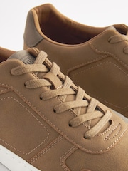 Hellbraun - Niedrige Turnschuhe zum Schnüren - Bild 5 von 6