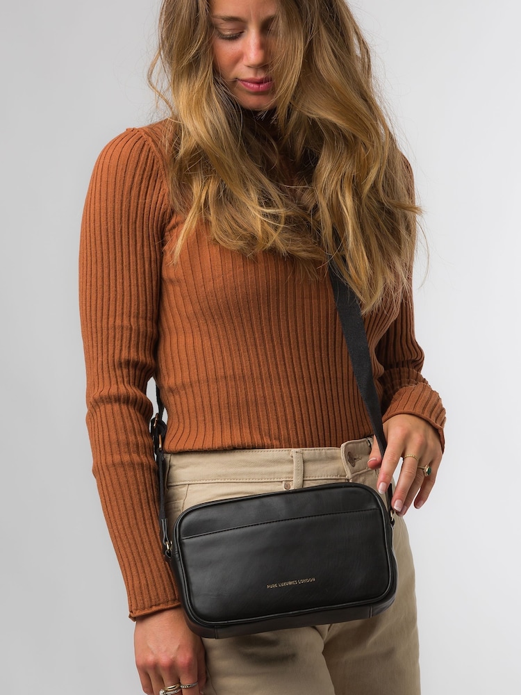 Pure Luxuries London Dion Nappa Leather Cross-Body Bag - Image 2 of 7 Pure Luxuries London Dion Nappa Leather Cross-Body Bag - Image 2 of 7