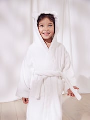 The White Company 100% Cotton Dressing Gown With Ears - Image 1 of 4