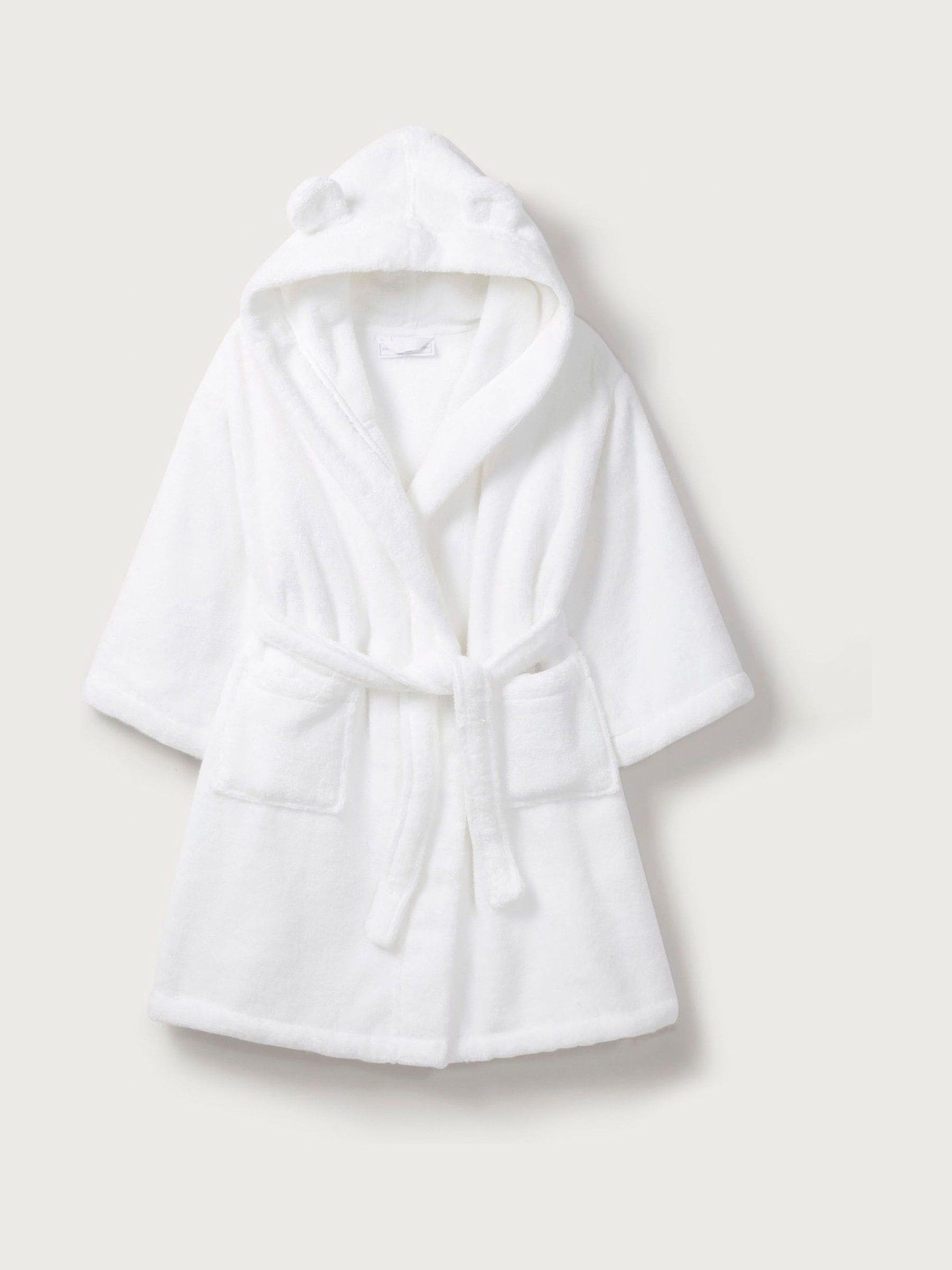 Buy The White Company 100% Cotton Dressing Gown With Ears from the Next UK  online shop