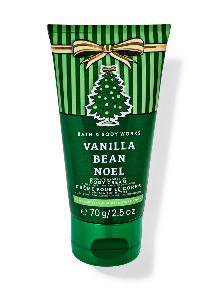 Bath & Body Works Vanilla Bean Noel Travel Size Ultimate Hydration Body Cream 70g - Image 1 of 2 Bath & Body Works Vanilla Bean Noel Travel Size Ultimate Hydration Body Cream 70g - Image 1 of 2