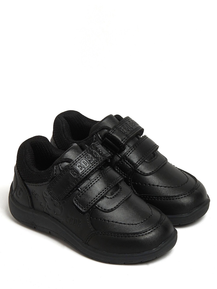 Character Black Boys George Pig School Shoes - Image 2 of 5