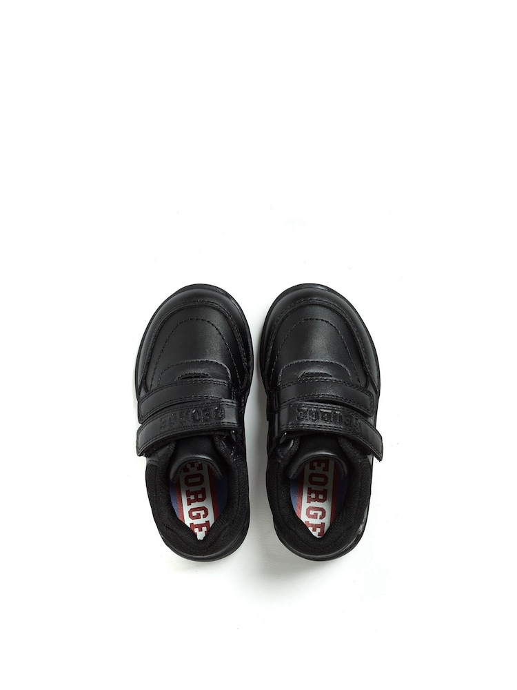 Character Black Boys George Pig School Shoes - Image 3 of 5