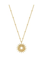 Estella Bartlett Gold Tone Full Sunburst Necklace - Image 1 of 5