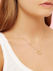 Estella Bartlett Gold Tone Full Sunburst Necklace - Image 2 of 5
