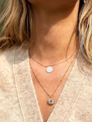 Estella Bartlett Gold Tone Full Sunburst Necklace - Image 5 of 5