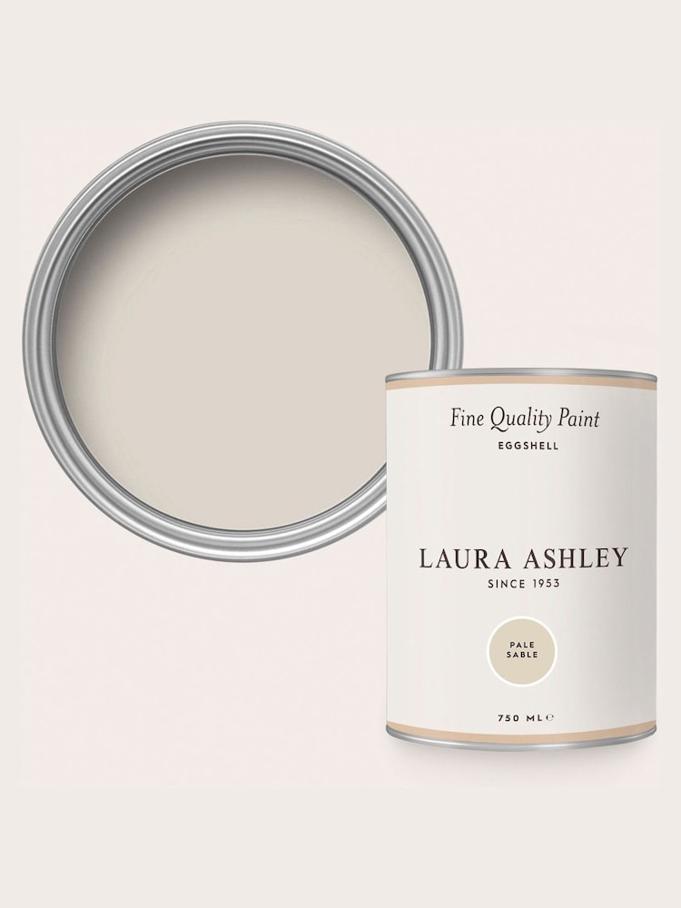 Laura Ashley Pale Natural Sable Eggshell 750ml Paint - Image 4 of 4