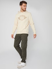 Threadbare Khaki Cotton Cargo Trousers With Stretch - Image 3 of 4