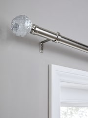 Chrome 35mm Isabel Extendable Curtain Pole Kit - Image 1 of 5
