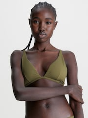 Calvin Klein Archive Fixed Triangle Bikini Top - Image 1 of 4