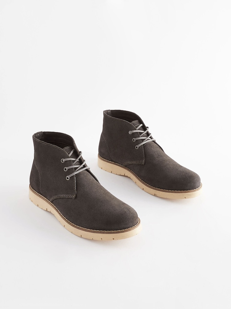 Grey Chukka Boots - Image 1 of 8