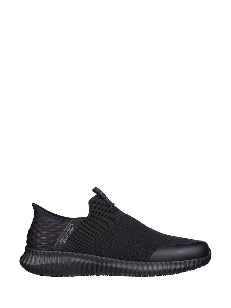 Skechers Black Cessnock Rylind Slip In Slip Resistant Work Trainers - Image 2 of 6
