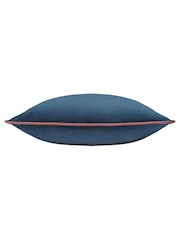 Furn Blue Meridian Velvet 55cm X 55cm Cushion - Image 5 of 6