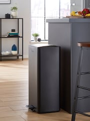 Swan Black 30L Pedal Bin - Image 1 of 7