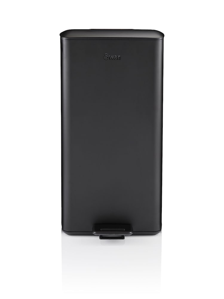 Swan Black 30L Pedal Bin - Image 2 of 7
