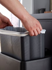 Swan Black 30L Pedal Bin - Image 4 of 7