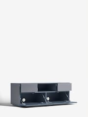 Grey Sloane Glass Collection Luxe Up to 55" TV Stand - Image 5 of 7