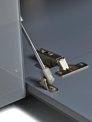 Grey Sloane Glass Collection Luxe Up to 55" TV Stand - Image 7 of 7