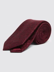 Vino tinto - Corbata con diseño floral en espiral de MOSS - Imagen 1 de 2