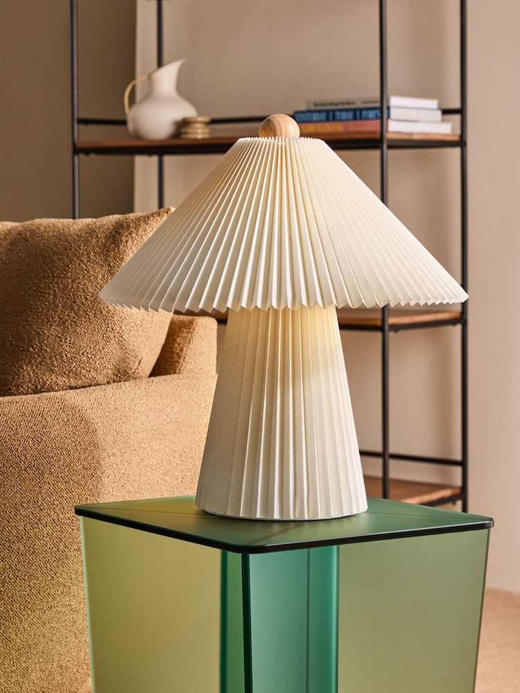 MADE.COM Cream Lila Table Lamp - Image 1 of 3
