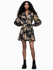 AllSaints Green Dana Francoise Dress - Image 1 of 7