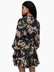 AllSaints Green Dana Francoise Dress - Image 2 of 7