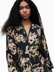 AllSaints Green Dana Francoise Dress - Image 5 of 7
