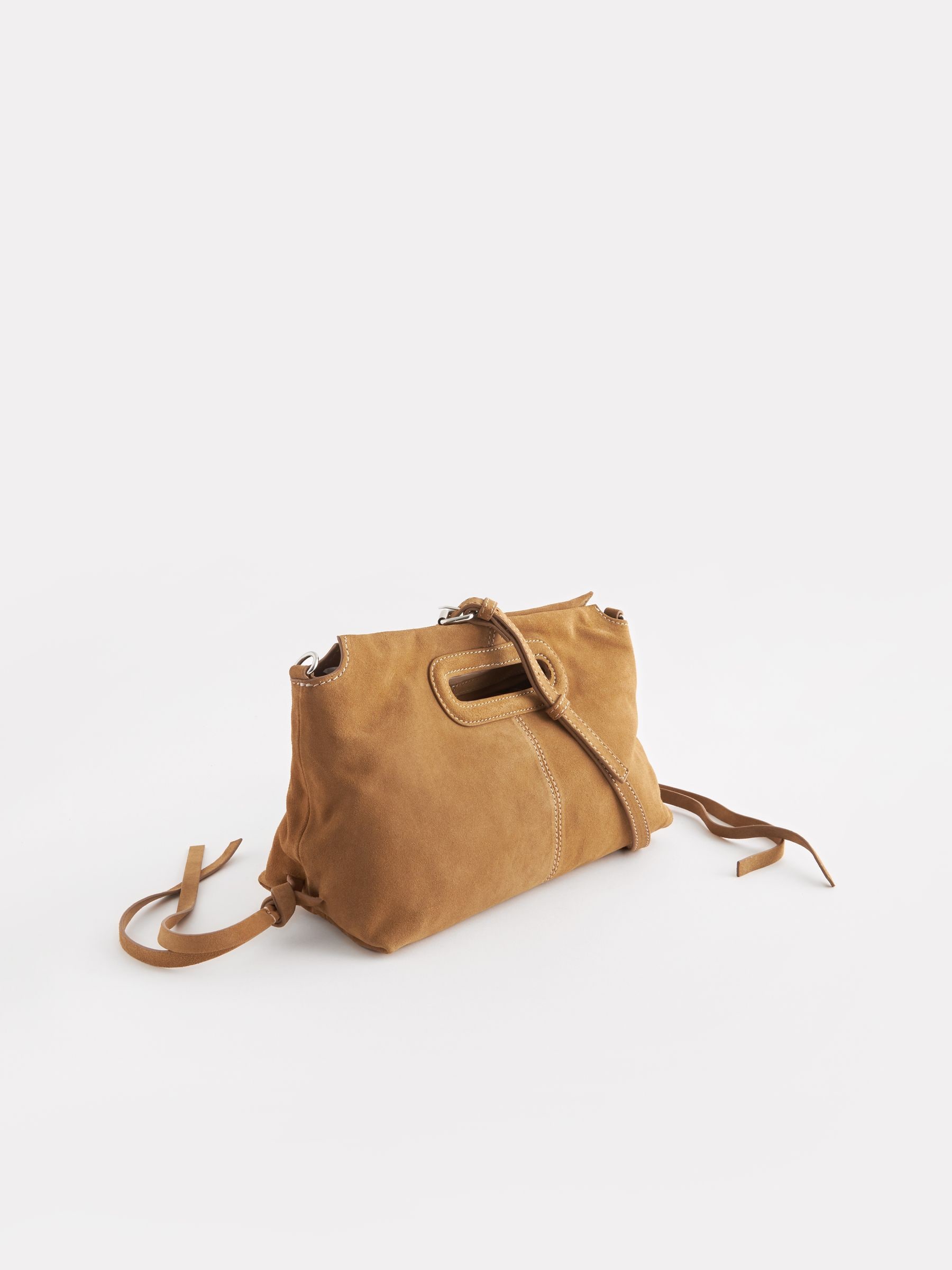 Buy Tan Brown Suede Clutch Bag from Next Luxembourg