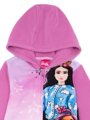 Vanilla Underground Pink Barbie Unisex Kids Fleece All-In-One - Image 2 of 5