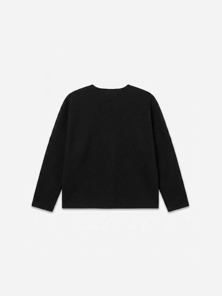 VERO MODA Black Mandarin Collar Jacket - Image 2 of 2 VERO MODA Black Mandarin Collar Jacket - Image 2 of 2