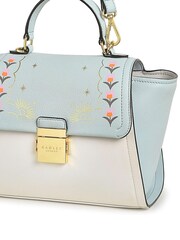 Radley London Medium Cordelia Street Floral Flapover Grab White Bag - Image 3 of 4