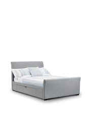 Julian Bowen Grey Capri Fabric Storage Bed - Image 2 of 4