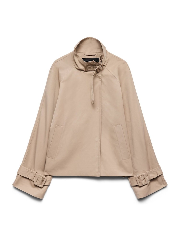 VERO MODA Short Funnel Neck Trenchcoat - Bild 5 von 5 VERO MODA Short Funnel Neck Trenchcoat - Bild 5 von 5