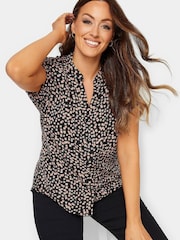 Schwarz - M&co Bluse mit nahtlosen Ärmeln - Bild 1 von 4