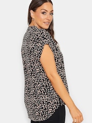 Schwarz - M&co Bluse mit nahtlosen Ärmeln - Bild 2 von 4