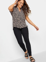 Schwarz - M&co Bluse mit nahtlosen Ärmeln - Bild 3 von 4
