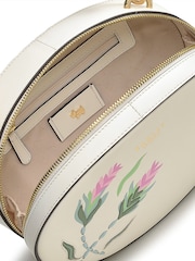 Radley London Small Basil Street Floral Zip Around Grab White Bag - Image 4 of 5