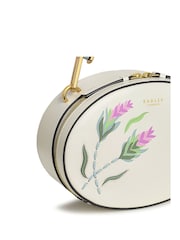 Radley London Small Basil Street Floral Zip Around Grab White Bag - Image 5 of 5