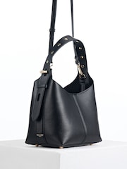 Negru - Luella Grey Roxanne Grab Handle Bag - Imaginea 3 din 7