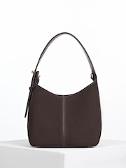 Maro Ciocolată - Luella Grey Roxanne Grab Handle Bag - Imaginea 1 din 7