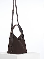 Maro Ciocolată - Luella Grey Roxanne Grab Handle Bag - Imaginea 2 din 7