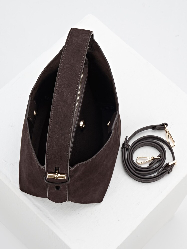 Maro Ciocolată - Luella Grey Roxanne Grab Handle Bag - Imaginea 7 din 7 Maro Ciocolată - Luella Grey Roxanne Grab Handle Bag - Imaginea 7 din 7