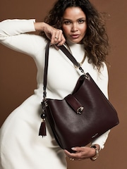 Luella Grey Purple Andrea Hobo Bag - Image 1 of 6