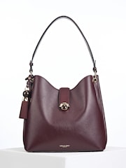 Luella Grey Purple Andrea Hobo Bag - Image 4 of 6