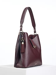 Luella Grey Purple Andrea Hobo Bag - Image 5 of 6