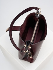 Luella Grey Purple Andrea Hobo Bag - Image 6 of 6