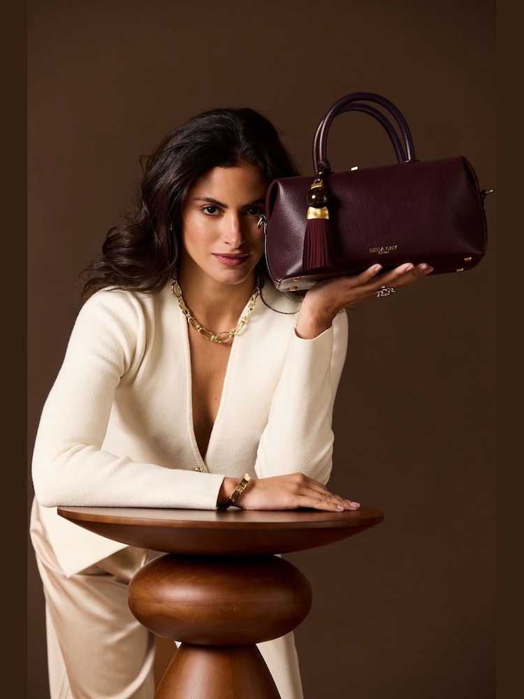 Күлгін - Luella Grey Alessia Bowler Tote - 6суретінің 1 суреті Күлгін - Luella Grey Alessia Bowler Tote - 6суретінің 1 суреті