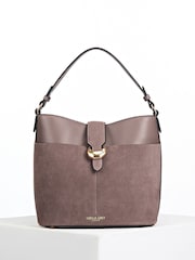 Beige - Luella Grey Indra Bucket Crossbody-veske - Bilde 3 av 6