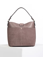 Beige - Luella Grey Indra Bucket Crossbody-veske - Bilde 4 av 6